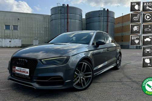 Audi S3 2.0tfsi Quattro 300KM B&O Navi kamera skóry ledy panorama zamiana gwar