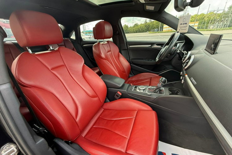 Audi S3 2.0tfsi quattro 367KM full opcja ledy panorama kamera skóry zamiana gw zdjęcie 43