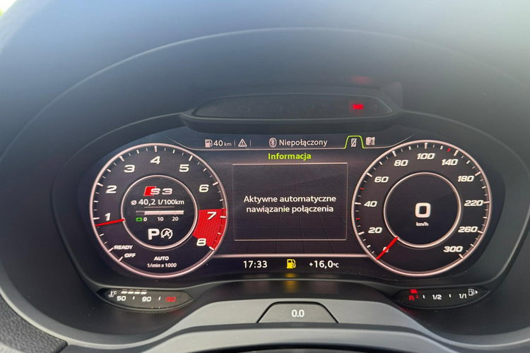 Audi S3 2.0tfsi quattro 367KM full opcja ledy panorama kamera skóry zamiana gw zdjęcie 50