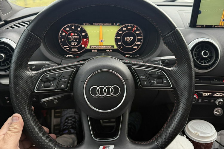 Audi S3 2.0tfsi quattro 367KM full opcja ledy panorama kamera skóry zamiana gw zdjęcie 63