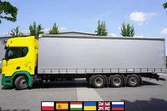 Scania R650 V8 8×4/4 / r.2020 / firanka 23 EPAL
