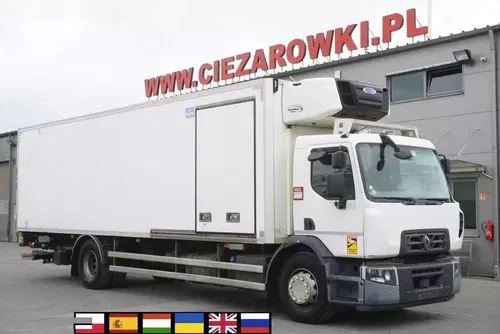 Renault D19 Wide / Chłodnia Lamberet 22 EPAL Multitemperatura / Carrier Supra 1250 MT