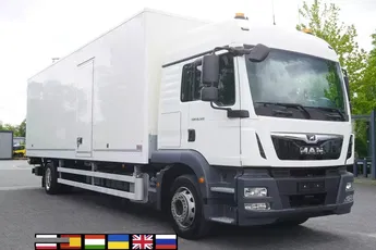 MAN TGM 18.320 / kontener 21 EPAL / 180 tys. km / Winda Dhollandia 2500 kg / kab. sypialna