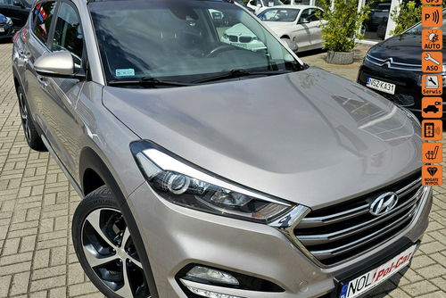 Hyundai Tucson panorama, navigacja, kamera, serwis, grzane fotele
