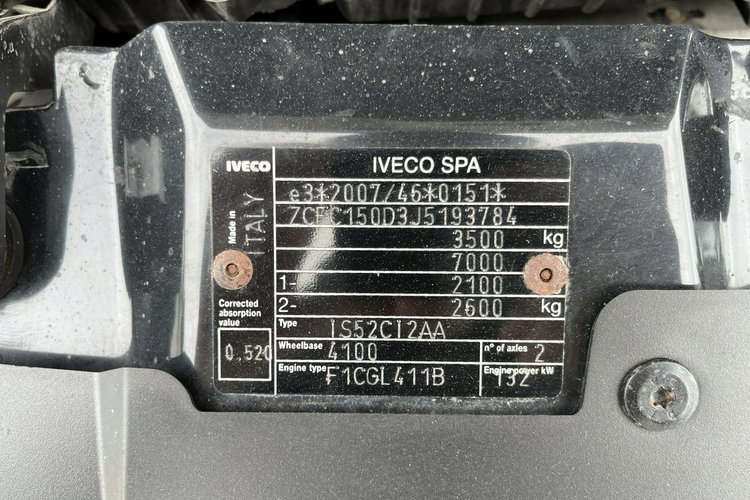 Iveco Daily 50C18 Winda-1000_kg Kontener 8-palet GWARANCJA 3.0/180KM zdjęcie 22