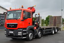 MAN TGS 35.360 / 8x2-4 / LAWETA + HDS HIAB 166 E-2 / OŚ PODNOSZONA / 4 OSIOWY / NAJAZDY HYDRAULICZNE / WCIĄGARKA / POMOC DROGOWA / EEV zdjęcie 10