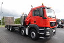 MAN TGS 35.360 / 8x2-4 / LAWETA + HDS HIAB 166 E-2 / OŚ PODNOSZONA / 4 OSIOWY / NAJAZDY HYDRAULICZNE / WCIĄGARKA / POMOC DROGOWA / EEV zdjęcie 18