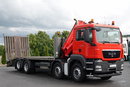 MAN TGS 35.360 / 8x2-4 / LAWETA + HDS HIAB 166 E-2 / OŚ PODNOSZONA / 4 OSIOWY / NAJAZDY HYDRAULICZNE / WCIĄGARKA / POMOC DROGOWA / EEV zdjęcie 19