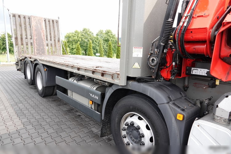 MAN TGS 35.360 / 8x2-4 / LAWETA + HDS HIAB 166 E-2 / OŚ PODNOSZONA / 4 OSIOWY / NAJAZDY HYDRAULICZNE / WCIĄGARKA / POMOC DROGOWA / EEV zdjęcie 27