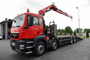 MAN TGS 35.360 / 8x2-4 / LAWETA + HDS HIAB 166 E-2 / OŚ PODNOSZONA / 4 OSIOWY / NAJAZDY HYDRAULICZNE / WCIĄGARKA / POMOC DROGOWA / EEV zdjęcie 2