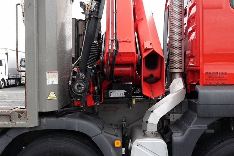 MAN TGS 35.360 / 8x2-4 / LAWETA + HDS HIAB 166 E-2 / OŚ PODNOSZONA / 4 OSIOWY / NAJAZDY HYDRAULICZNE / WCIĄGARKA / POMOC DROGOWA / EEV zdjęcie 32