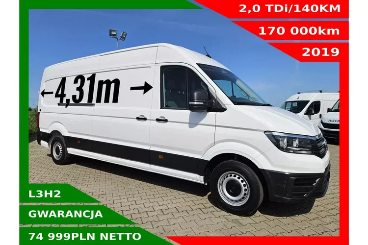 Volkswagen Crafter L3H2 74999zł NETTO 2.0TDi/140KM zdjęcie 1