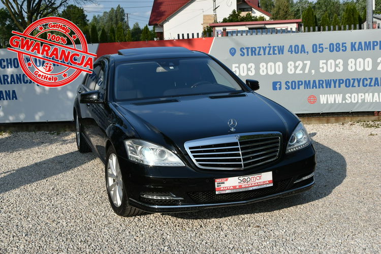 Mercedes S 550 S550 LONG 5.5 V8 388KM 2010r. Japonia 96tkm H/K Kamera ideał zdjęcie 1