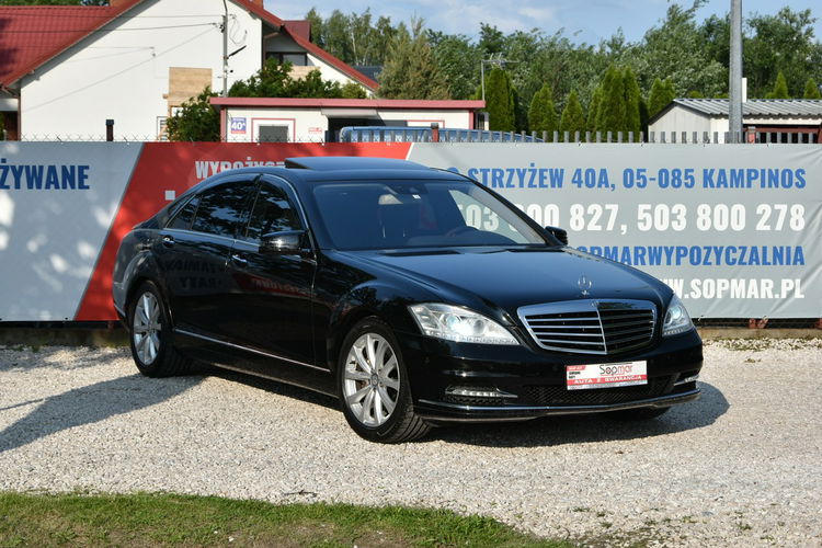 Mercedes S 550 S550 LONG 5.5 V8 388KM 2010r. Japonia 96tkm H/K Kamera ideał zdjęcie 10
