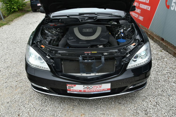 Mercedes S 550 S550 LONG 5.5 V8 388KM 2010r. Japonia 96tkm H/K Kamera ideał zdjęcie 40