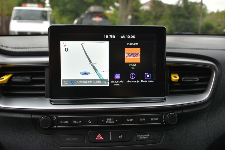 Kia Cee'd 1.6CRDi 116KM Manual XI.2018r. Climatronic NAVi Kamera Isofix TEMPOMAT zdjęcie 19