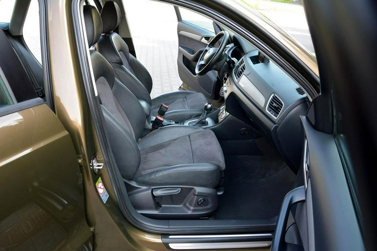 Audi Q3 Quattro Bixenon Led Skóry Navi Alcantara Keyles 2XParkt ASO zdjęcie 18