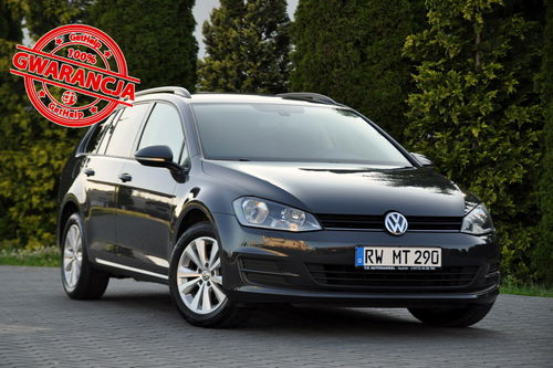 Volkswagen Golf 1.6TDI(110KM) Duża Navi Welur Reling 2xParktronik I Wł Alu16"ASO VW