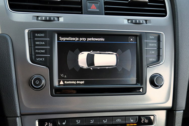 Volkswagen Golf 1.6TDI(110KM) Duża Navi Welur Reling 2xParktronik I Wł Alu16"ASO VW zdjęcie 31