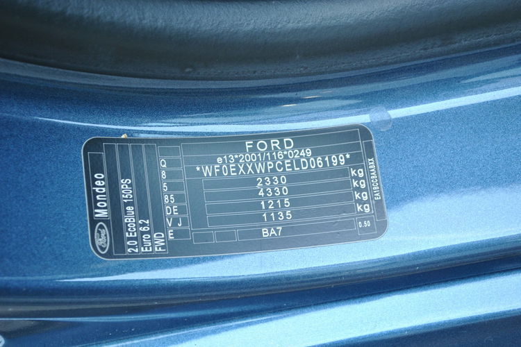 Mondeo Liftback Titanium 2.0 EcoBlue A8 ASO Forda Gwarancja Ford Używane zdjęcie 34