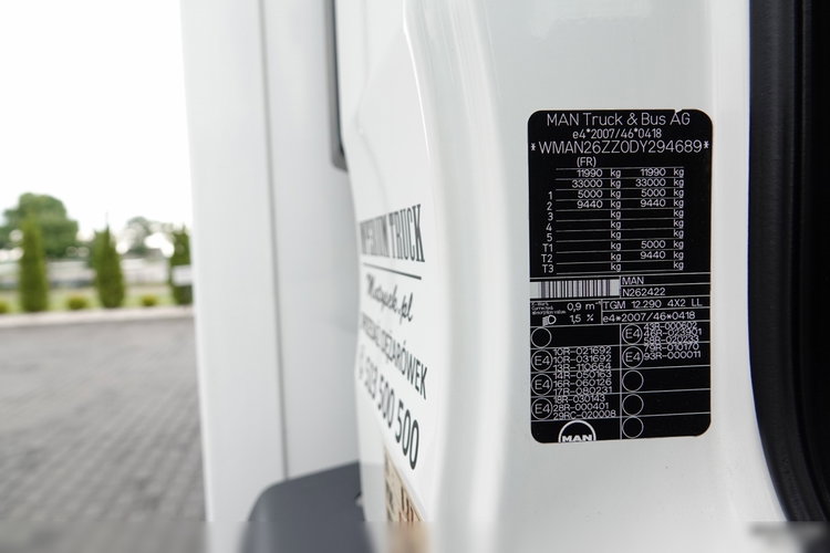 MAN TGM 12.290 / 4x2 / CHŁODNIA 6, 5 M / AGREGAT THERMO KING T-600 R  / WINDA ZAŁADOWCZA DHOLLANDIA / SPROWADZONY  zdjęcie 49