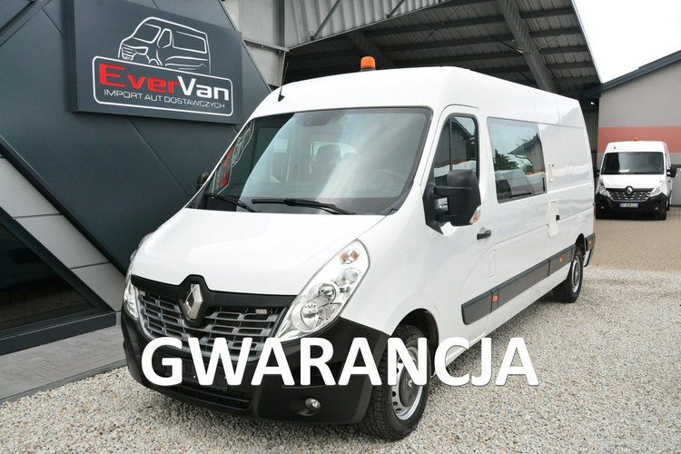 Renault Master średniak L2H2 brygadówka doka pełna opcja 130KM zdjęcie 1