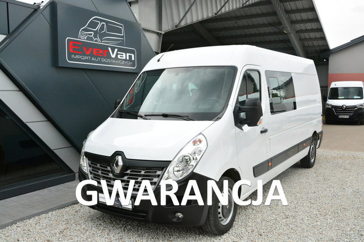 Renault Master 7 osobowy brygadówka max doka pełna opcja bagażnik regały 145KM zdjęcie 1