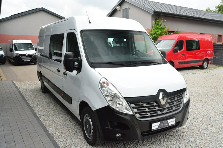 Renault Master 7 osobowy brygadówka max doka pełna opcja bagażnik regały 145KM zdjęcie 2