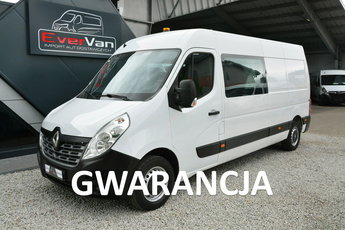 Renault Master Renault Master 7 osobowy brygadówka doka max pełna opcja servis regały