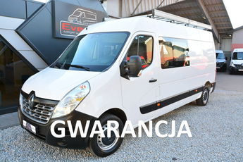 Renault Master Renault Master 7 osobowy brygadówka doka max pełna opcja servis bagażn