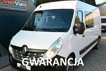 Renault Master 7 osobowy brygadówka doka max pełna opcja servis regały
