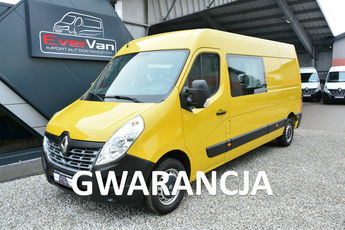 Renault Master brygadowka max master 7os L3H2 pełna opcja 2.3dci servis regały