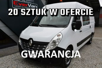 Renault Master 7 osobowy brygadówka max doka pełna opcja servis regały