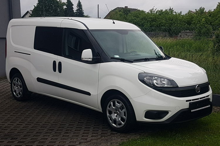 Fiat Doblo MAXI 5 OSÓB DŁUGI KLIMA 6-BIEGÓW KRAJOWY 2 X DRZWI BOCZNE PRZESUWNE zdjęcie 1