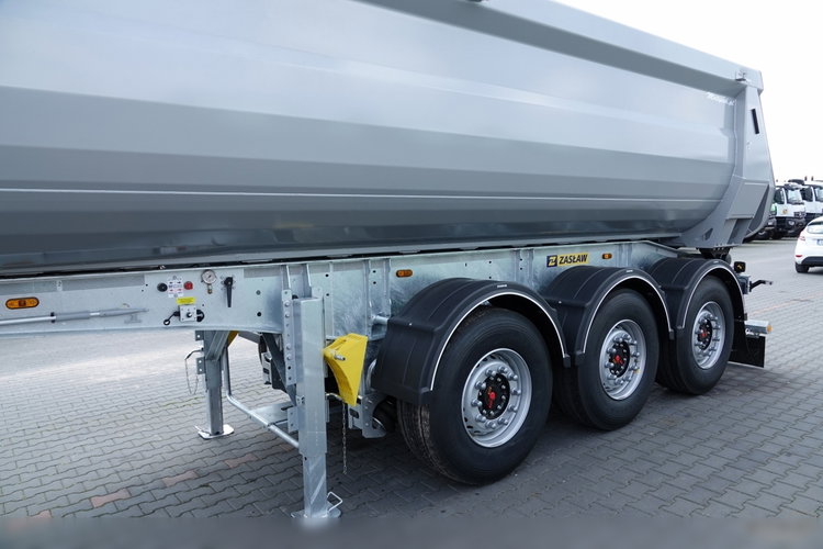 ZASŁAW Zasław WYWROTKA 28 m3 / FABRYCZNIE NOWA / STALOWA / RYNNA WANNA HP / OŚ PODNOSZONA / SAF / 2025 ROK zdjęcie 10