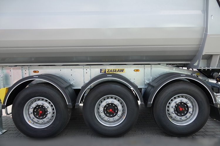 ZASŁAW Zasław WYWROTKA 28 m3 / FABRYCZNIE NOWA / STALOWA / RYNNA WANNA HP / OŚ PODNOSZONA / SAF / 2025 ROK zdjęcie 18