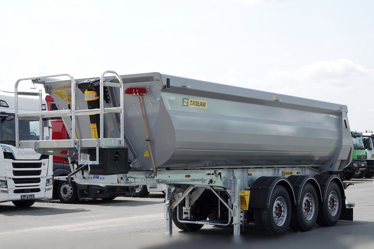 ZASŁAW Zasław WYWROTKA 28 m3 / FABRYCZNIE NOWA / STALOWA / RYNNA WANNA HP / OŚ PODNOSZONA / SAF / 2025 ROK zdjęcie 3