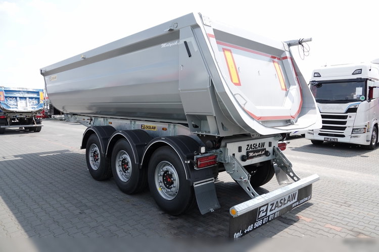 ZASŁAW Zasław WYWROTKA 28 m3 / FABRYCZNIE NOWA / STALOWA / RYNNA WANNA HP / OŚ PODNOSZONA / SAF / 2025 ROK zdjęcie 5