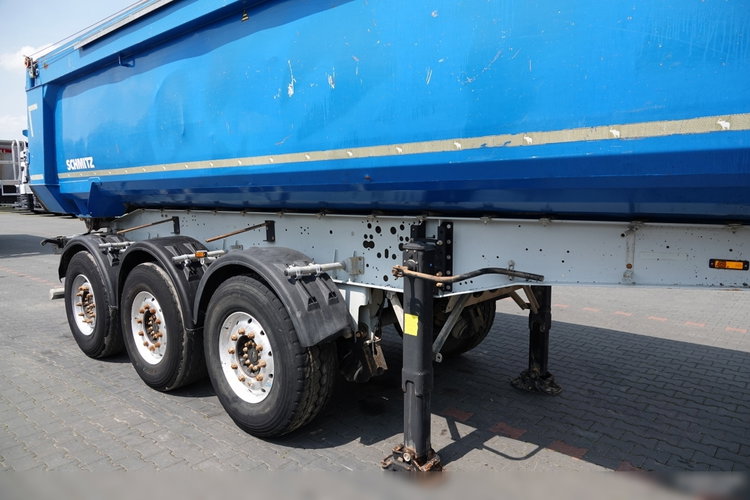 Schmitz WYWROTKA / 24 m3 /  RYNNA STALOWA  / OŚ PODNOSZONA / AUTOMATYCZNA  PLANDEKA / KAMERA COFANIA / SPROWADZONA zdjęcie 9