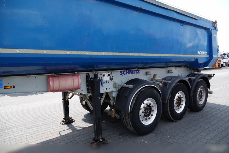 Schmitz WYWROTKA / 24 m3 /  RYNNA STALOWA  / OŚ PODNOSZONA / AUTOMATYCZNA  PLANDEKA / KAMERA COFANIA / SPROWADZONA zdjęcie 10
