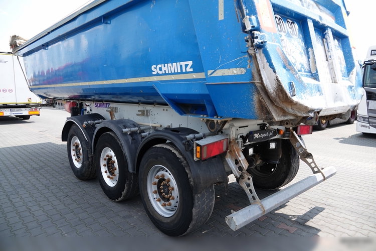 Schmitz WYWROTKA / 24 m3 /  RYNNA STALOWA  / OŚ PODNOSZONA / AUTOMATYCZNA  PLANDEKA / KAMERA COFANIA / SPROWADZONA zdjęcie 11