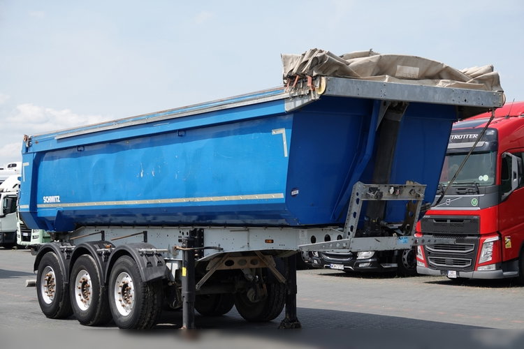 Schmitz WYWROTKA / 24 m3 /  RYNNA STALOWA  / OŚ PODNOSZONA / AUTOMATYCZNA  PLANDEKA / KAMERA COFANIA / SPROWADZONA zdjęcie 1