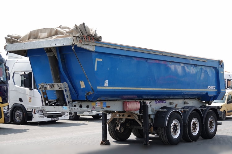 Schmitz WYWROTKA / 24 m3 /  RYNNA STALOWA  / OŚ PODNOSZONA / AUTOMATYCZNA  PLANDEKA / KAMERA COFANIA / SPROWADZONA zdjęcie 3