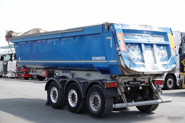 Schmitz WYWROTKA / 24 m3 /  RYNNA STALOWA  / OŚ PODNOSZONA / AUTOMATYCZNA  PLANDEKA / KAMERA COFANIA / SPROWADZONA zdjęcie 6