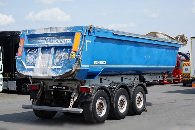 Schmitz WYWROTKA / 24 m3 /  RYNNA STALOWA  / OŚ PODNOSZONA / AUTOMATYCZNA  PLANDEKA / KAMERA COFANIA / SPROWADZONA zdjęcie 8