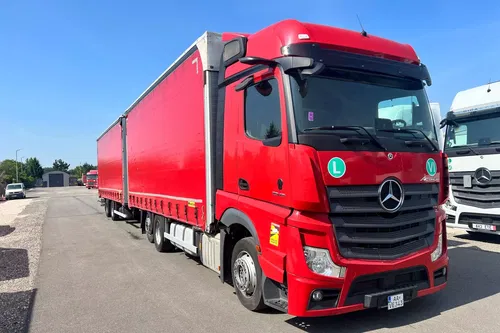 Mercedes ACTROS 2545 MP5 euro6 6x2 jumbo zestaw 120m 38palet