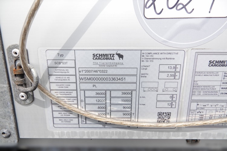 Schmitz -CARGOBULL / FIRANKA / STANDARD / MULDA DO STALI - 9 M / DACH PODNOSZONY / COILMULDA / 2021 ROK / OŚ PODNOSZONA zdjęcie 26