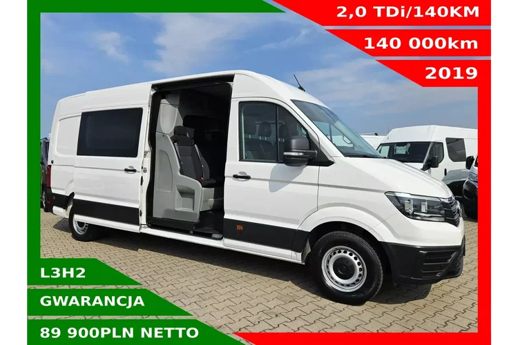 Volkswagen Crafter L3H2 89900zł NETTO Brygadówka 7 osób 2.0TDi/140KM zdjęcie 1