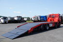 DAF CF 460 / 8x2/  LAWETA / PLATFORMA / NAJAZDY HYDRAULICZNE / WYCIĄGARKA / oś skrętna i podnoszona / EURO 6 zdjęcie 9