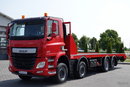 DAF CF 460 / 8x2/  LAWETA / PLATFORMA / NAJAZDY HYDRAULICZNE / WYCIĄGARKA / oś skrętna i podnoszona / EURO 6 zdjęcie 11